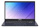 ASUS E410MA - Ordenador Portátil 14' Full HD (Celeron N4020, 4GB RAM, 64GB eMMC, UHD Graphics 600, Windows 11 S) Color Azul - Teclado Touchpad QWERTY español