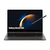 SAMSUNG Galaxy Book3 360 - Portátil convertible 13.3' WQXGA+ (Intel Core i5-1360P, 16GB RAM, 512GB SSD, Intel Iris Xe, Windows 11) Grafito - Teclado QWERTY español