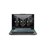 ASUS TUF Gaming A15 FA506NF-HN010 - Portátil Gaming de 15.6' Full HD 144Hz (AMD Ryzen 5 7535HS, 16GB RAM, 512GB SSD, RTX 2050 4GB, Sin Sistema Operativo) Negro Grafite - Teclado QWERTY español