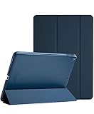 ProCase Funda para iPad 6 2018/iPad 5 2017 9.7' Modelos Viejos A1893 A1954 A1822 A1823, Carcasa Delgada Ligera Posterior Translúcido Cubierta Inteligente para iPad 9.7 Pulgadas 2018/2017 -Azul Marino