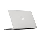 mCover Fundas duras Solo Compatible con Microsoft Surface Laptop 1/2/3/4/5 de 13.5 Pulgadas Solo computadora con Teclado Alcantara® (** No para Teclado de Metal **) Transparente