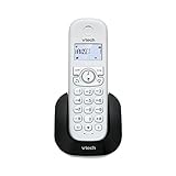 VTech CS1500 Teléfono inalámbrico DECT, con Doble Carga Teléfono Fijo Escucha Extra Fuerte Manos Libres Bloqueo de Llamadas identificador de Llamadas Pantalla y Teclado retroiluminados Blanco