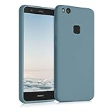 kwmobile Funda para Huawei P10 Lite Carcasa - Ultrafina de TPU y Silicona con Bordes elevados anticaídas - Noche ártica