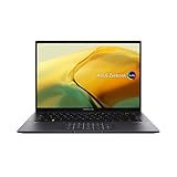 ASUS Zenbook 14 OLED UM3402YA-KM513 - Ordenador Portátil 14' 2.8K (AMD Ryzen 5 7530U, 16GB RAM, 512GB SSD, Radeon Graphics, Sin Sistema Operativo) Negro Jade - Teclado QWERTY español