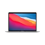 2020 Apple MacBook Air con Chip Apple M1 (13-pulgadas, 8GB RAM, 128GB SSD de Almacenamiento) (QWERTY Inglés) Gris Espacial (Reacondicionado)