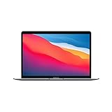 2020 Apple MacBook Air con Chip Apple M1 (13-pulgadas, 8GB RAM, 128GB SSD de Almacenamiento) (QWERTY Inglés) Gris Espacial (Reacondicionado)