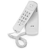 SPC Original Lite 2 – Teléfono Fijo sobremesa o Pared, Compacto y fácil de Usar, señal Luminosa, 10 memorias indirectas, Teclas Grandes, función rellamada - Blanco