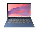 Lenovo IdeaPad Slim 3 Chromebook Gen 8 - Ordenador Portátil 14' FHD (MediaTek Kompanio 520, 4GB RAM, 64GB eMMC, Arm Mali-G52 2EE MC2 GPU, ChromeOS) BLU - Teclado QWERTY Español