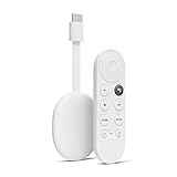 Google TV Chromecast con (HD) - Reproduce contenido en streaming en el televisor con el mando de control por voz - Películas, series en HD