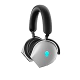 Alienware AW920H Tri-Mode Wireless Gaming Headset, Active Noise Cancellation, 2.4GHz Wireless, Bluetooth 5.2 Connectivity, 3.5mm Wired, AlienFX 16.8 Million RGB, White