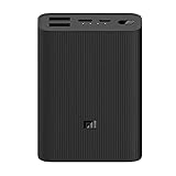 Xiaomi 10000mAh Mi Power Bank 3 Ultra Compact - Diseño Compacto, batería con un núcleo, Carga rápida Inteligente, Negro (Versión ES + 3 años de garantía)