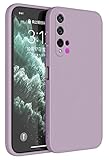 Topme Funda para Huawei Nova 5T / Honor 20 (6.26' Inches) Carcasa Caja Case Estuche, Funda Protectora de Piel de Silicona TPU - Hierba púrpura