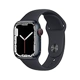 Apple Watch Series 7 (GPS + Celular, 41MM) - Caja de Aluminio Medianoche con Banda Medianoche Deportiva (Reacondicionado)