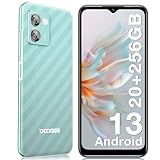 DOOGEE N50PRO Teléfono Móvil Libres, 20GB + 256GB/1TB TF Android 13 Moviles,Octa Core, 6,52' HD+, Cámara 50MP, 4200mAh Batería 18W Smartphone, 4G Dual SIM, Face ID/Widevine L1/Huella Dactilar/GPS