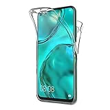 AICEK Funda Compatible Huawei P40 Lite/Nova 6 SE/Nova 7i, Transparente Silicona 360°Full Body Fundas para Huawei P40 Lite Carcasa Silicona Funda Case (6,4 Pulgadas)