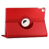 ebestStar - Funda para iPad Pro 9.7 (2016) Apple, Carcasa Capa Giratoria, 360 Protectora, Cuero PU Soporte, Rojo