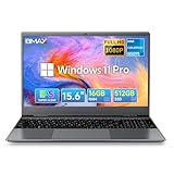 BMAX Ordenador Portátil 15,6 Pulgadas, 16GB RAM 512GB SSD Win 11 Pro PC Portátil, Intel Celeron N5095 Fina a 2,9 GHz X15Plus Notebook 1920x1080, USB 3,0x2, Bluetooth 4,2, Mini HDMI, 2,4/5G WiFi