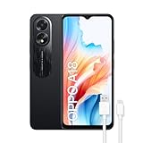 OPPO A18 - Smartphone Libre, 4GB+128GB, Pantalla HD+LCD 6.6', Cámara 8+2+5MP, Android, Batería 5000mAh, Carga 10W – Negro