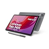 Lenovo Tablet Tab M11, Pantalla táctil de 11 Pulgadas, MediaTek G88, 4 GB de RAM, 128 GB eMMC 5.1, Android 13, Gris, Incluye Pen