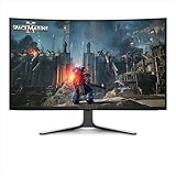 Alienware AW3225QF 32' 4K UHD (3840x2160) 1700R Monitor Gaming Curvo, 240Hz, QD OLED, 0.03ms, NVIDIA G-Sync Compatible, HDR, Dolby Vision, USB-C, DisplayPort, 2X HDMI, 4X USB