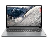 Lenovo IdeaPad 1 Gen 7 - Ordenador Portátil 15.6' FHD (AMD Ryzen 3 7320U, 8GB RAM, 256GB SSD, AMD Radeon 610M Graphics, Sin Sistema Operativo) Gris - Teclado QWERTY Español