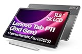 Lenovo Tab P11 (2nd Gen) - Tablet de 11.5' 2K (MediaTek Helio G99, 4GB de RAM, 128GB ampliables hasta 1 TB, 4 Altavoces, WiFi6E + Bluetooth, Android 12L) Precision Pen 2 (2023) - Gris Oscuro