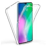 TBOC Funda para Xiaomi Mi 9 Lite [6.39'] - Carcasa [Transparente] Completa [Silicona TPU] Doble Cara [360 Grados] Protección Integral Total Delantera Trasera Lateral Móvil