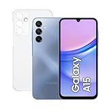 SAMSUNG Galaxy A15 128 GB con Funda, Teléfono Móvil LTE, Smartphone Android, Carga Rápida, Sin Galaxy Buds FE, Color Azul (Versión Española)