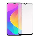 Movilrey Protector para Xiaomi MI A3 Negro Completo 3D Cristal Templado de Pantalla Vidrio Curvo para movil