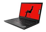 Lenovo ThinkPad T480 14' 1920 x 1080 Full HD Intel Core i5 8350U 512GB SSD disco duro 16GB memoria Windows 10 Pro incluye Windows 11 Upgrade Webcam Notebook (reacondicionado), Negro y antracita.