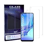 UNO' Protector pantalla cristal templado 2 Unidades compatible con OPPO A52/A53/A72/A53s/A73 5G/A54 5G/A74 5G, Vidrio Templado Ultra Resistent Sin Burbujas, 9H, Antiarañazos.