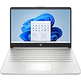 HP 14s-dq2025ns - Ordenador Portátil de 14' Full HD (Intel Core i3-1115G4, 8GB RAM, 512GB SSD, UHD Graphics, Windows 11 Home) Plata - Teclado QWERTY Español