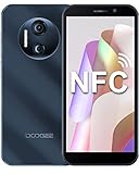 DOOGEE X97 Pro [2022] Telefono Movil Baratos 4GB RAM+64GB ROM, 4200mAh Batería, 256GB(SD), Android 12 Smartphone 4G Dual SIM, 6.0' HD+ Telefono Barato Doble Cámara 12MP, NFC/GPS/OTG/Face ID-Negro