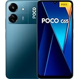 Xiaomi Poco C65 - Smartphone de 8+256GB, Pantalla de 6.74” 90Hz HD+, MediaTek Helio G85, Triple cámara 50MP+2MP+QVGA, 5000mAh, NFC, Azul (Versión ES)