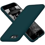 Cordking Designed for iPhone SE Case 2022/2020, for iPhone 7 8 Case, Silicone Ultra Slim Shockproof Phone Case with [Soft Microfiber Lining], 4.7 Inch,Teal