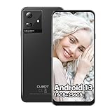 CUBOT Note 50 Teléfono Móvil Libres Android 13 (2024), 16GB + 256GB/1TB TF, 6,56' FHD+, Cámara 50MP, Octa Cores 5200mAh Smartphone, NFC/GPS/Fingerprint/4G Dual SIM Moviles, Negro