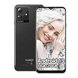 CUBOT Note 50 Teléfono Móvil Libres Android 13 (2024), 16GB + 256GB/1TB TF, 6,56' FHD+, Cámara 50MP, Octa Cores 5200mAh Smartphone, NFC/GPS/Fingerprint/4G Dual SIM Moviles, Negro