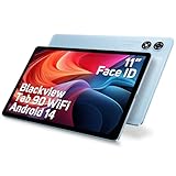 Blackview Android 14 Tablet Tab90Wifi, 12GB RAM 128GB ROM/1TB TF Gaming Tablets 11 Pulgadas, Widevine L1/8200mAh/5G WiFi/8MP+13MP/Face ID/Bluetooth 5.0/2 Altavoces/3.5mm Jack/2024 Octa Core Tablet