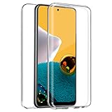 TBOC Funda Compatible con Samsung Galaxy A51 5G [6.5'] - Carcasa [Transparente] Completa [Silicona TPU] Doble Cara [360 Grados] Protección Integral Delantera Trasera Lateral Móvil