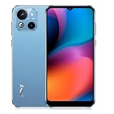 Xgody Teléfono Móvil X18, Android 10 Quad Core Smartphone con Pantalla de 6,26'', Batería 4000mAh, 4G Dual SIM, 2GB+16GB 256GB Ampliable, Cámara 8MP+5MP Face ID GPS (Azul)