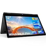 XUEMI 12' Ordenador Portátil Celeron N4020 CPU, Convertible 360° Tactil Portatil Windows 11 Pro, Portatil 2 en 1 16GB DDR4 256GB SSD, Laptop con 1980 * 1080 IPS FHD, 2G/5G WiFi, BT5.0, USB3.0, HDMI