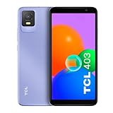 TCL 403 - Smartphone de 6' (2GB-32GB Ampliable MicroSD, Dual SIM, Cámaras 8MP+5MP, Batería 3000mAh, Android 12 Go Ed.) Malva