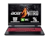 Acer Nitro 5 AN515-46-R082 - Ordenador Portátil Gaming 15.6' Full HD IPS 144Hz (AMD Ryzen 7, 16GB RAM, 512GB SSD, NVIDIA GeForce RTX 3050, Sin Sistema Operativo) Color Negro - Teclado QWERTY Español