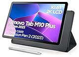 Lenovo Tab M10 Plus (3rd Gen) - Tablet de 10.61' 2K (Qualcomm Snapdragon SDM680, 4GB de RAM,128GB ampliables hasta 1TB,4 Altavoces,WiFi + Bluetooth,Android 12) Precision Pen 2 + Funda - Gris Oscuro