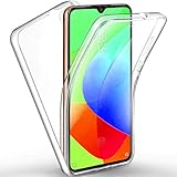 COPHONE - Funda para Xiaomi Mi A3 100%Transparente 360 Grados Protección Completa Delantera Suave de silicona+ Trasera rígida. Funda táctil 360 Grados antigolpes para Mi A3