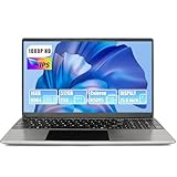 Hcjip Ordenador Portátil 15,6 Pulgadas, 16GB DDR4 512GB SSD Laptop, Procesador de Cuatro Núcleos N5095 PC Portátil, 1080P FHD, 2.4/5G WiFi, Bluetooth, Mini HDMI, USB 3.0, Type C (Plata)