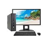 HP EliteDesk 800 G1 - Ordenador de sobremesa + TFT 23'' (Intel Core i5-4570, 3.2 GHz, 16GB de RAM, Disco SSD 240GB + 500GB HDD, WiFi PCI, Windows 10 Pro 64 bits) (Reacondicionado)