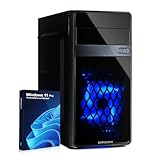 HYPER BYTE® Office Pc - Ordenador con Intel Quad Core i7 a 3,9 GHz | 32 GB RAM | Disco Duro SSD de 1 TB | Win 11 Pro | WiFi | Rapido Torre Pc