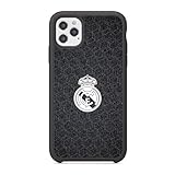 PHONECASES3D - Funda Móvil para Apple iPhone 12 Oficial de Real Madrid TPU Protector Black