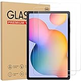 Gerutek [2 Piezas Protector Pantalla para Samsung Galaxy Tab S6 Lite 10,4' 2024/2022/2020,SM-P620/P625/P613/P619/P610/P615, 9H, Antiarañazos, Ultra Transparente Cristal Templado para Tab S6 Lite 2024